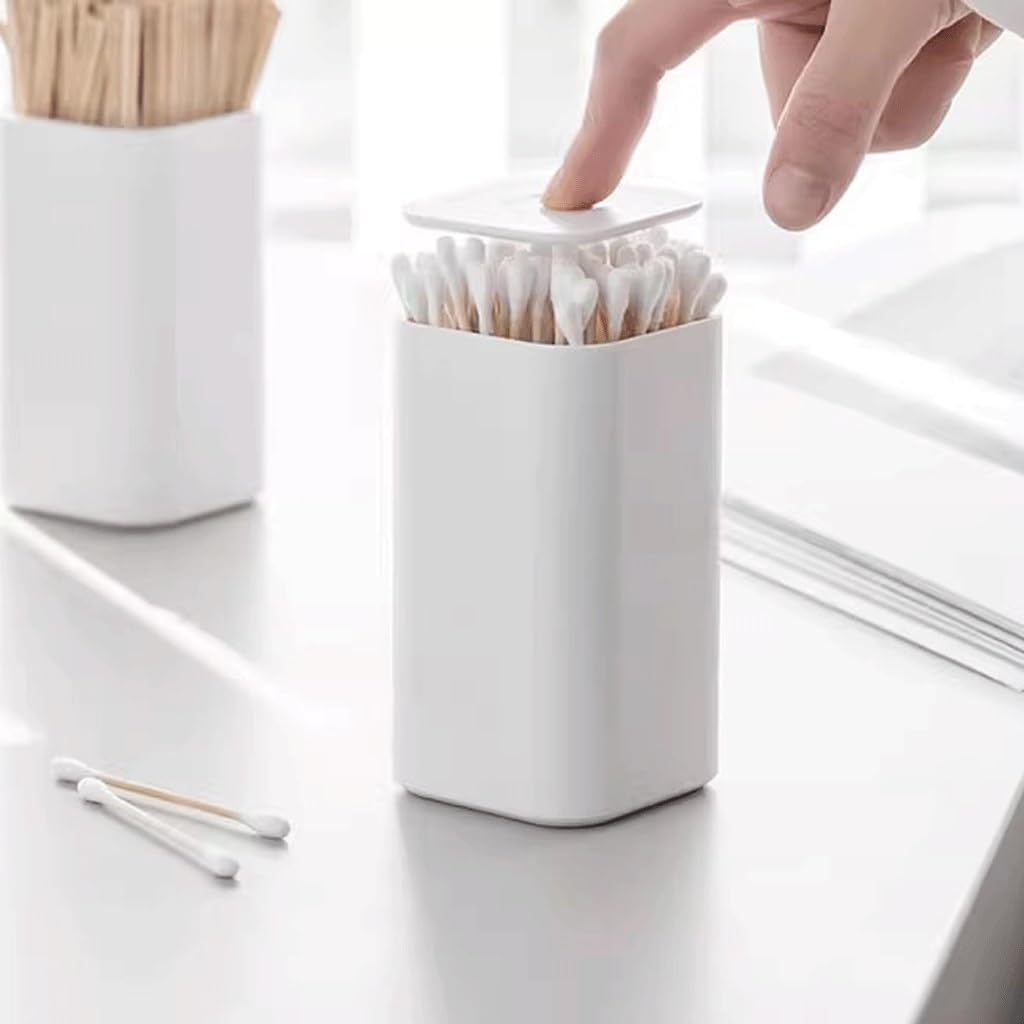Dispenser per stuzzicadenti, Contenitore per stuzzicadenti, Cotton fioc, Semplice Contenitore per Filo interdentale, casa e Ristorante