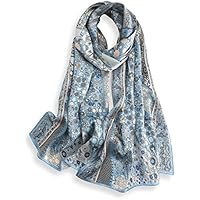 PoeticEHome Pañuelo Largo de Seda 100% Mulberry 170x53cm - Chal