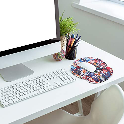 Ruifengsheng Wrist Support Mouse Pad, Ergonomic Memory Foam Mouse Pad Wrist Rest Support Pain Relief Mat With Nonslip Rubber Base For Computer, Laptop（01） #TOP6