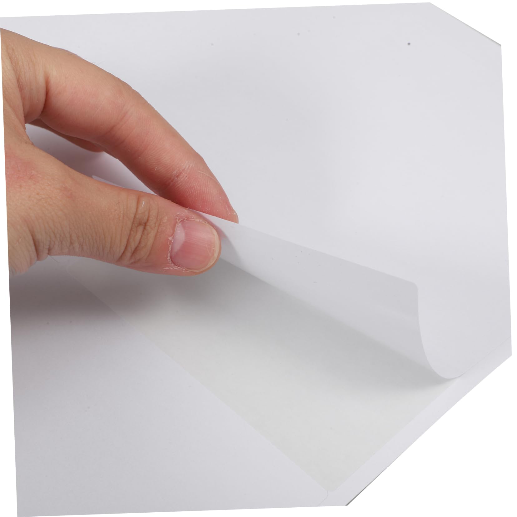 Housoutil 100 Fogli Carta Stampabile Etichette Adesive Resistenti e Asciugatura Rapida per Stampanti per Etichettatura e Spedizioni