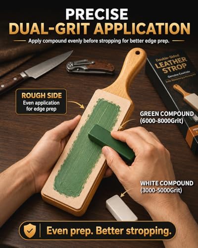 Double-Sided Genuine Cowhide Strop