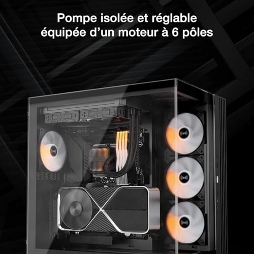 Refroidissement Silent Loop 3 240mm de be quiet! avec 2 ventilateurs PWM pour PC fixe