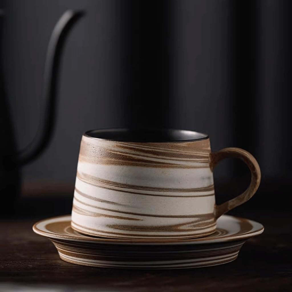 Tazas Cafe Taza De Café Vintage Cerámica Hecha A Mano Con Agua Mug Cups