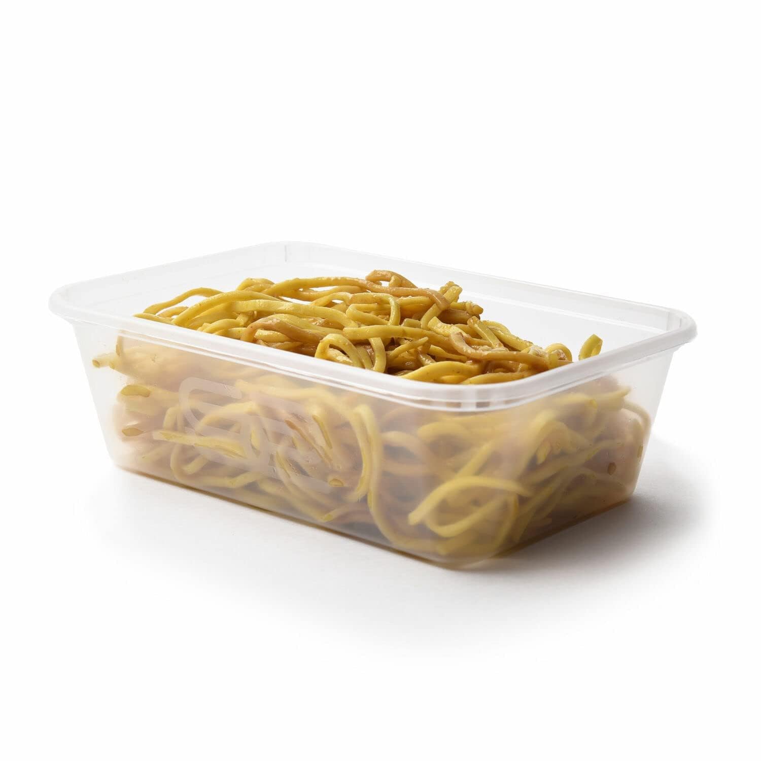 50 Récipients Repas 650ml - Micro-ondable, Congélateur - Sans BPA - Transparents
