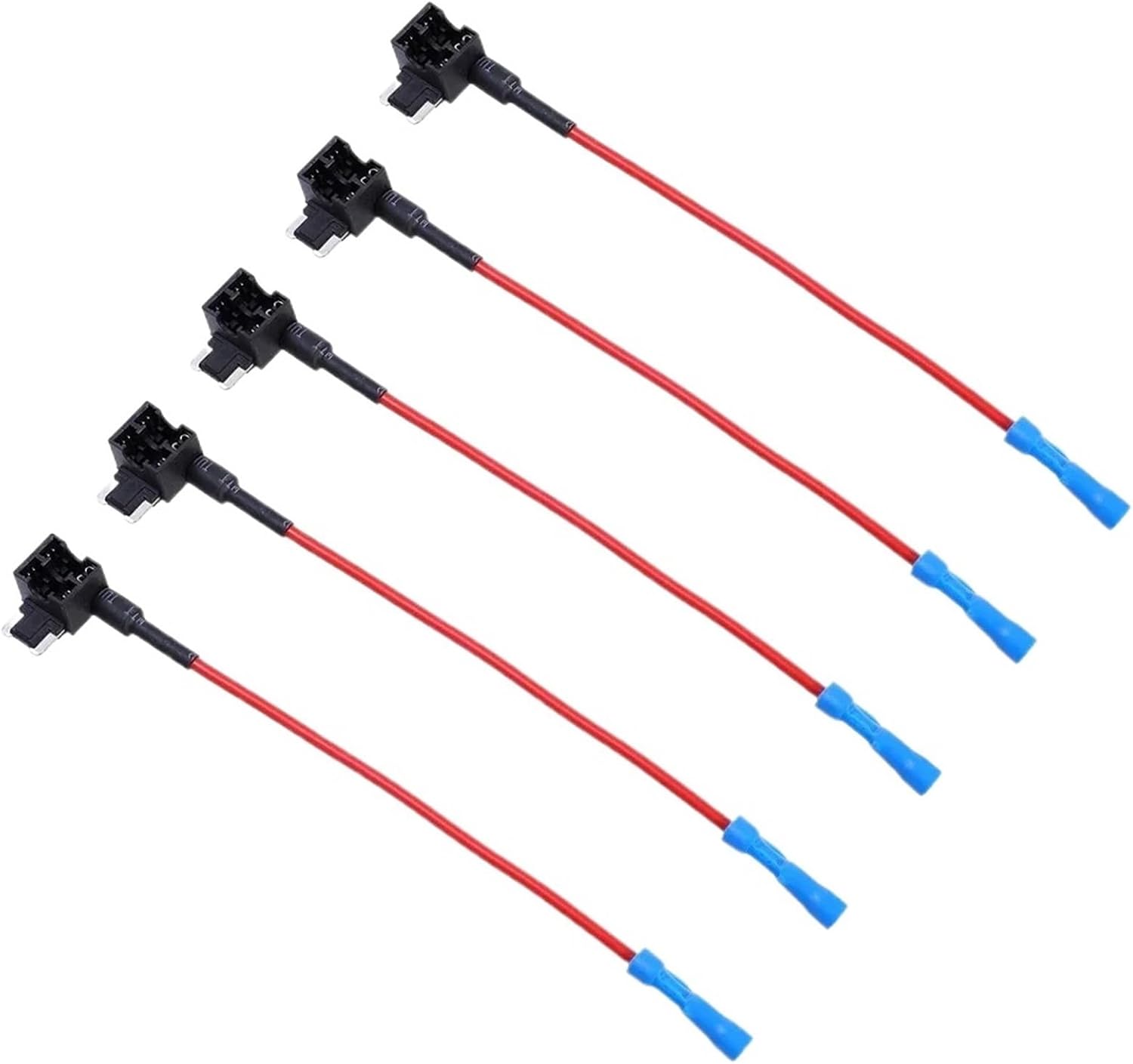 Car Fuse Holder Add-a-Circuit TAP Adapter Micro Standard ATM Blade 12V Car Micro Mini Standard(5pcs Small Size)