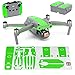 Produktbild Wrapgrade Skin kompatibel mit DJI Air 2S | Accent Color B (NEON Green)