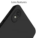 Pikkme Mi Redmi 9A / 9i / 9A Sport Back Cover Soft Matte Liquid Silicone TPU | Camera Protection | Shockproof Slim Back Case for Mi Redmi 9A / 9i / 9A Sport (Black) gallery image
