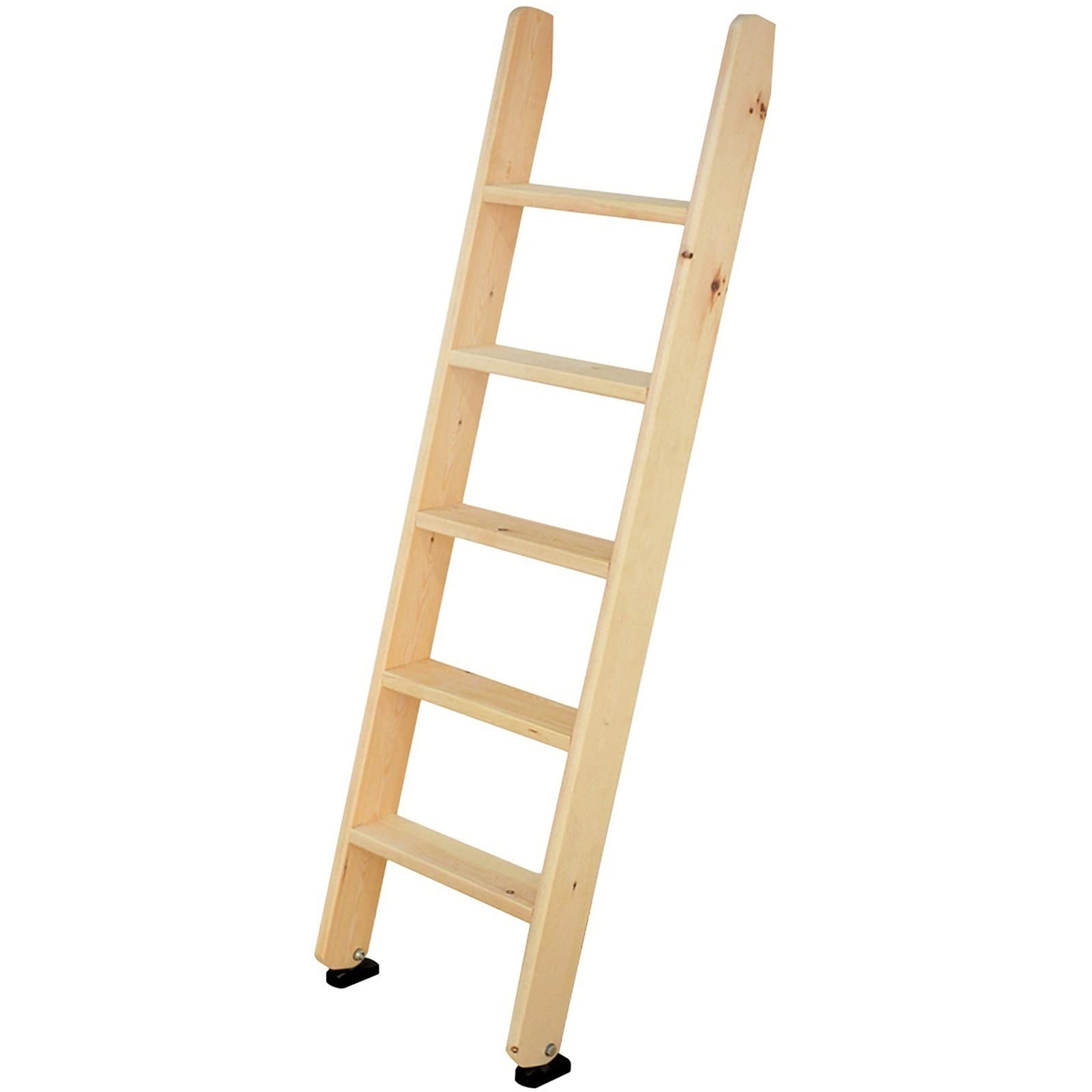 Échelle de lit antidérapante avec marches larges de 10 cm en bois