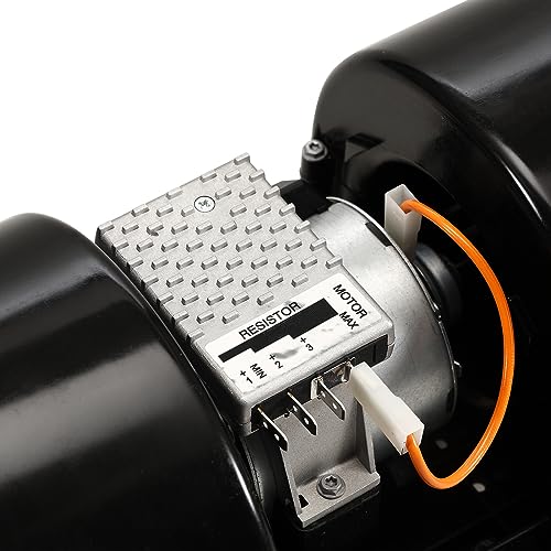 Image of 006A3922 HVAC Heater Blower Motor Compatible with Select Kenworth Assy for Dual Wheel 12 Volt Blower with 3 Speed Resistor 30000125 30002100