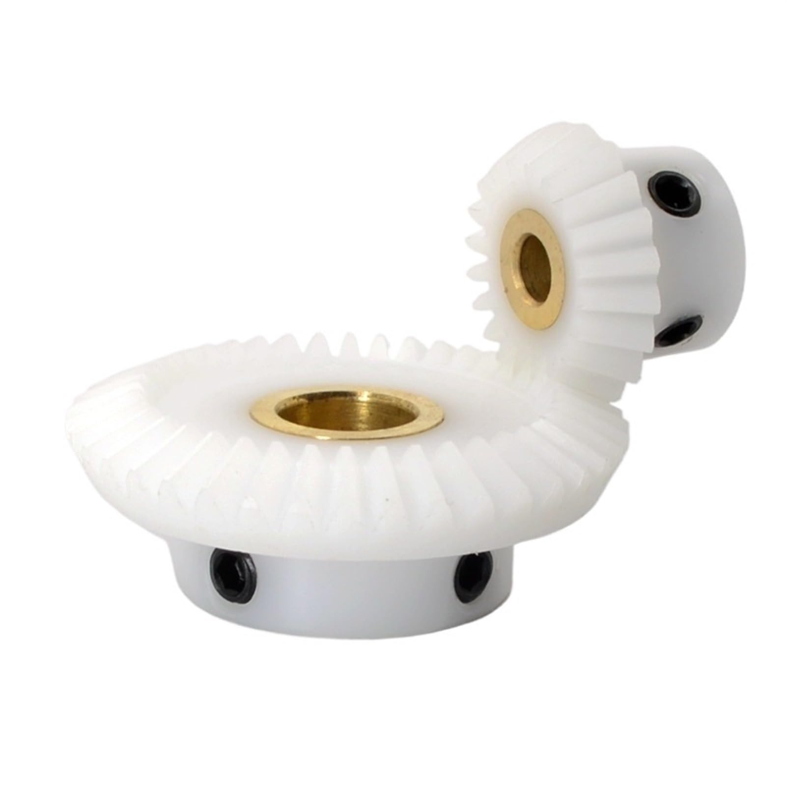 Cylindrical Drive 1 Set 90 Degree Gear Plastic Bevel Gear 1:2 Transmission 8mm Inner Hole 1 Module 20 Teeth 40 Teeth Conical Bevel Gear Rack Machinery