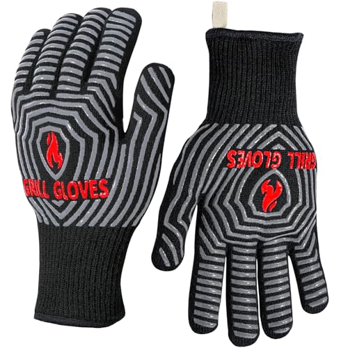 QUWIN BBQ Gloves, Oven Gloves,...