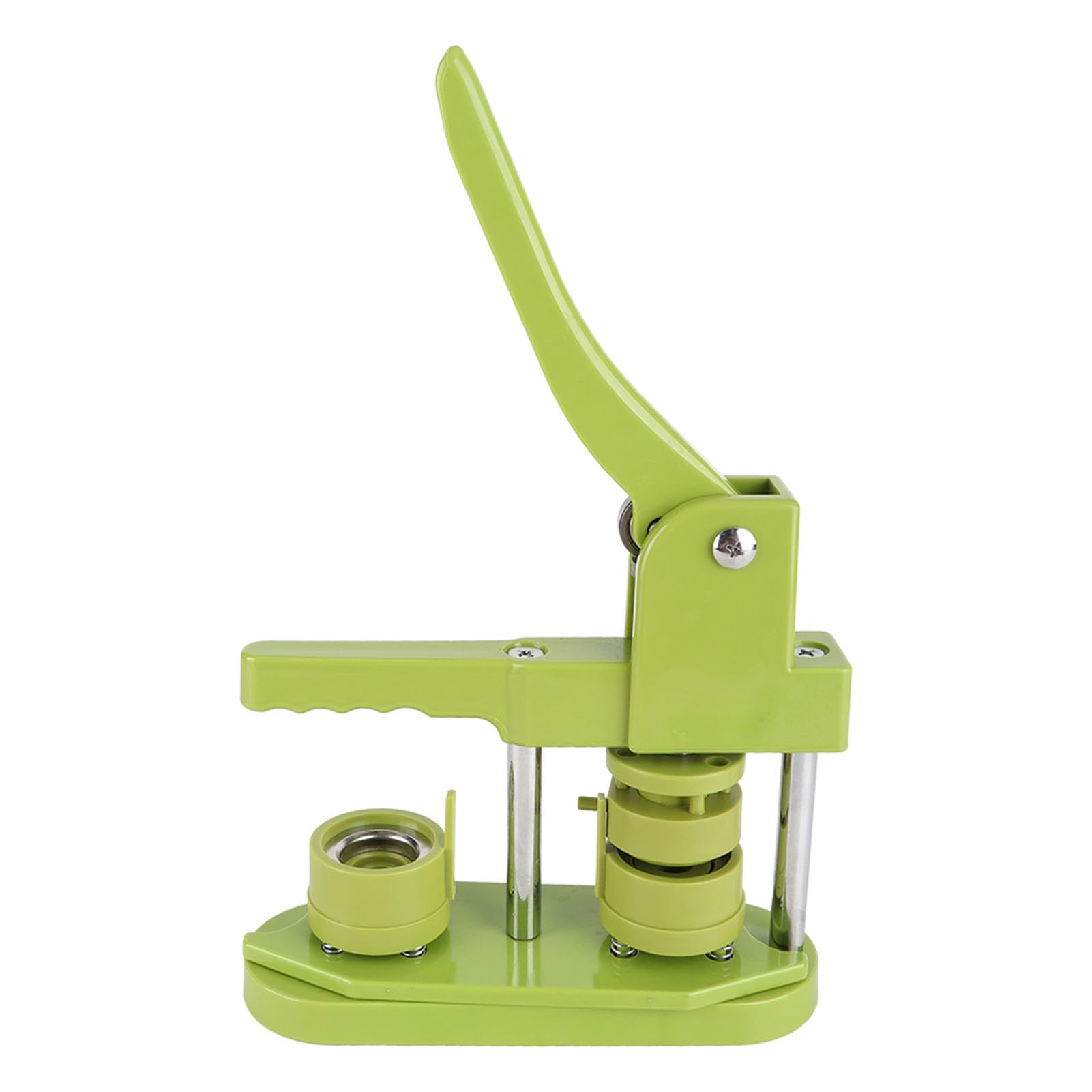 Macchina per Creare Bottoni, Kit Macchina per Creare Spilli in ABS con Parti da 100 Pezzi, Libro con Modelli, Taglierina di Carta, Impugnatura Ergonomica, per Lavoretti con Badge Fai da Te