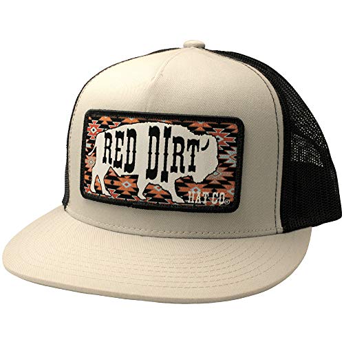 Image of Red Dirt Hat Company Buffalo Patch Adjustable Snapback Hat