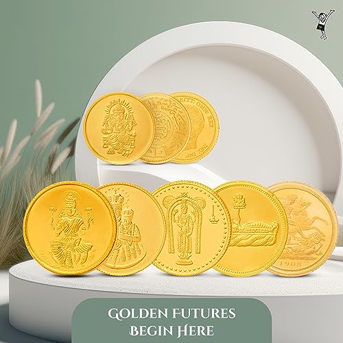 BHIMA Jewellery 2gram 22kt Goddess Lakshmi Gold Coin