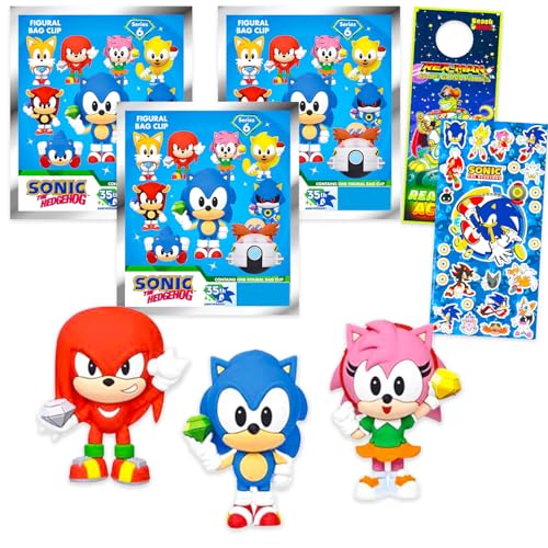 Sonic the Hedgehog juguetes coleccionables mini llaveros sorpresa y detalles para piñatas