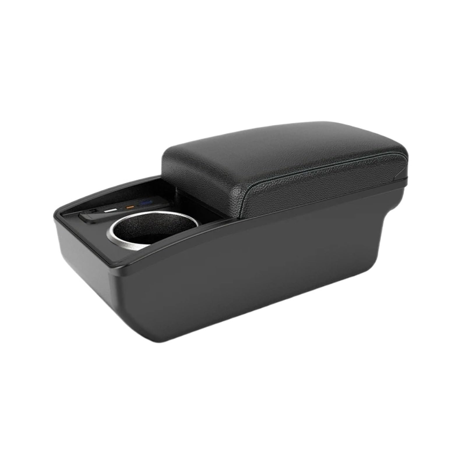 Umdjju B3 White Line 6 Usb For Peugeot 207 Armrest Box Car Central Storage Interior Dedicated Retrofit Accessories Car Centre Console Armrest Box(B3 White Line 6 Usb)