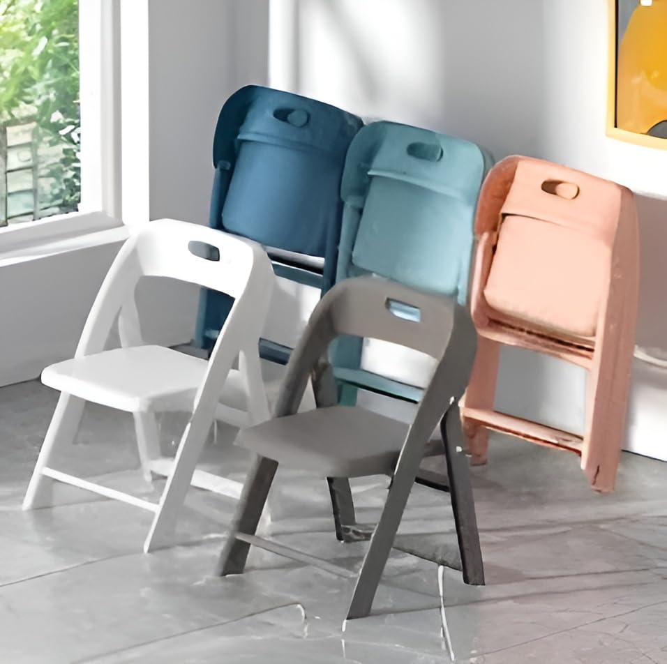 Kids Foldable Chair (White-1) 2