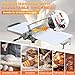 aromaoveite All-in-One Manual Puff Pastry Machine | Manual Dough Sheeter with Adjustable Thickness from 0-25mm, Suitable for Making Croissants, Danish Pastries, Puff Pastry, and Tart Crusts A:300