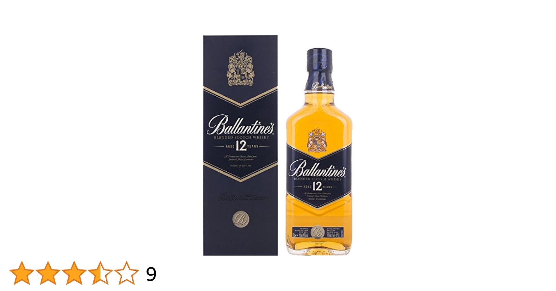 Amazon.co.jp: バランタイン ゴールドシール 12年 40度 700ml