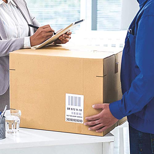 BESTEASY 200 Half Sheet Self Adhesive Shipping Labels, Laser/Ink Jet White Blank Shipping Labels Address Labels (100 Sheet Total 200 Labels) - Thumbnail 7