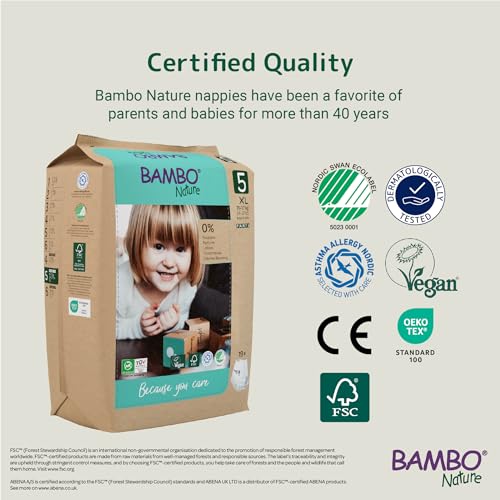 Bambo Nature Premium Training Pants, Size 5 (12-18 kg), XL, 95PK, Pull Ups, Eco-Labelled Potty Training Nappy Pants, Secure, Comfortable, Discreet for Active Day and Comfy Night's Sleep - Image 3