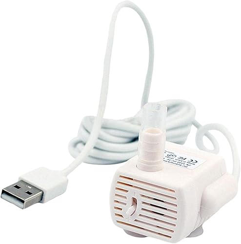 MagiDeal Bomba de fuente de agua para gatos, fuente USB silenciosa para mascotas, dispensador de agua para gatos y perros