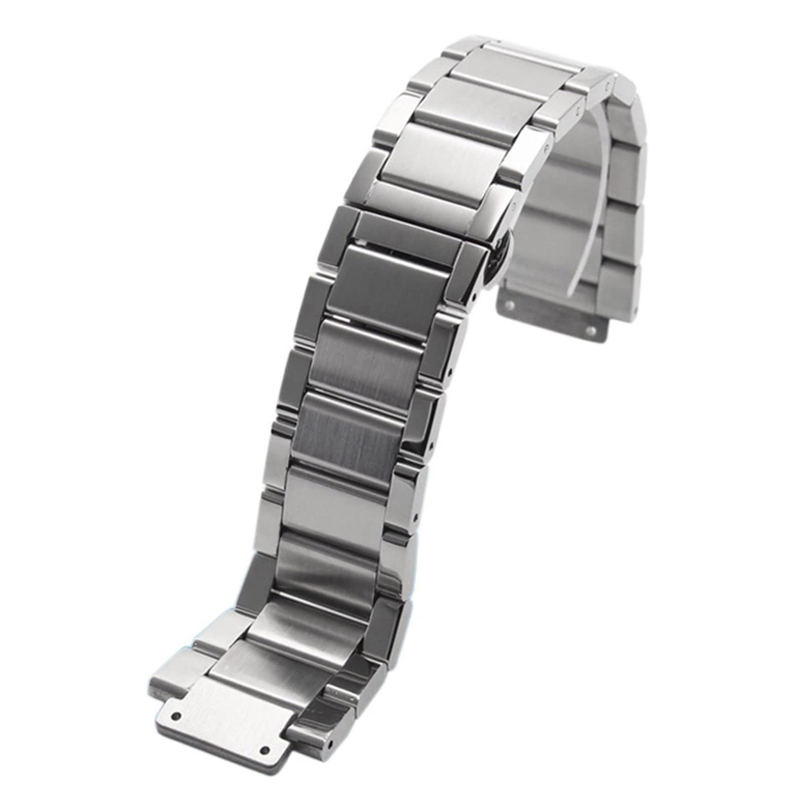 KLVN Cinturino in acciaio inossidabile 27 * 19mm argento per cinturino per orologio bracciale Big Bang Classic Fusion Series uomo donna cinturini