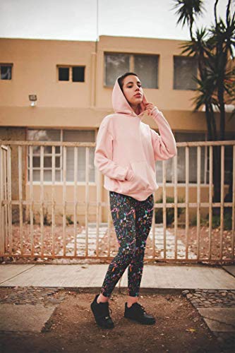 Image of sissycos Women's 80s Leggings Neon Artistic Splash Printed Pants