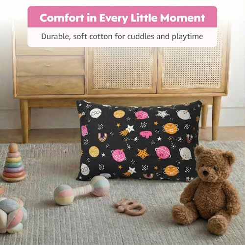 Image of a baby cherry Kids Pillow with 1 Pillowcase- 12x18in | Perfect Toddler Pillow for Sleeping |Little Baby Pillow for Boys & Girls (2Yr to 6 Yr)