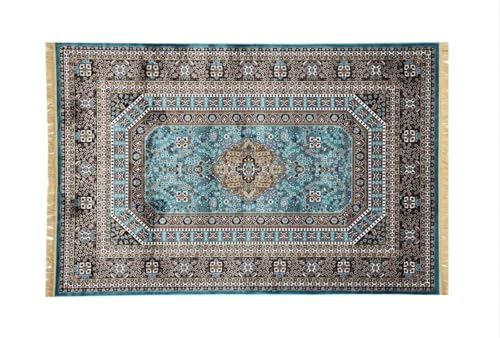 Image of Luxury Silk Carpet 8 x 11 FEET for Living Room or Bedroom, Made with Premium Silk, Perfect for Elegant Interiors Comfort and Timeless Design