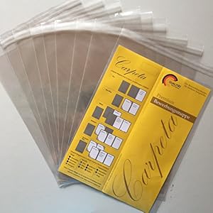 200 Carpeta OPP-Kappenbeutel Versandtaschen