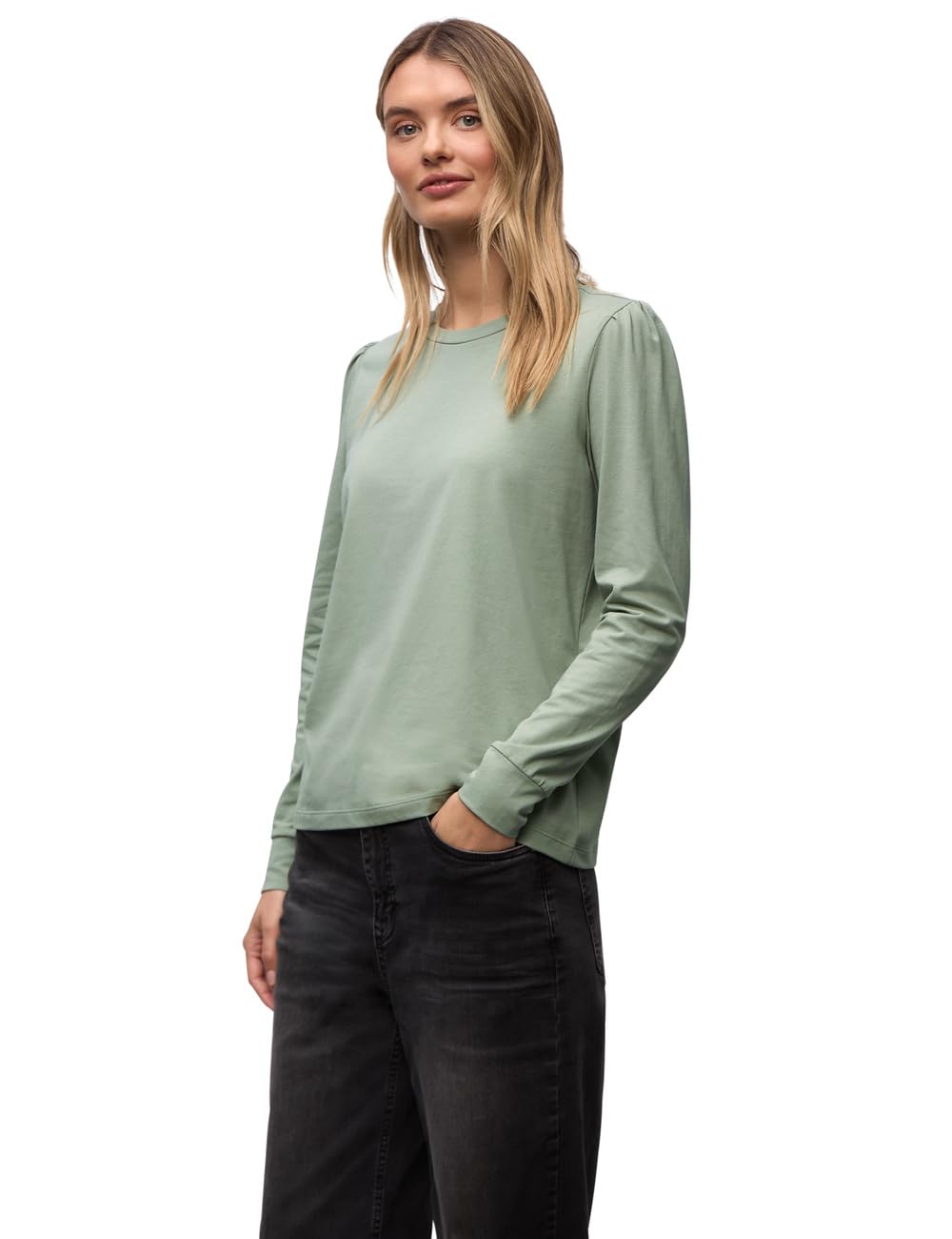 Damen Shirt mit Raffung