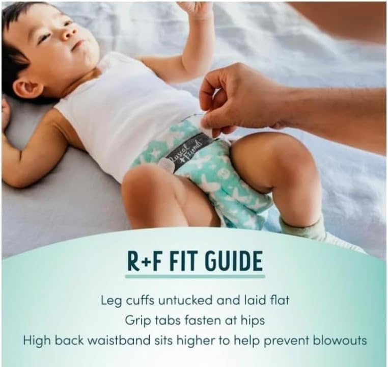 Rascal + Friends Premium Diapers, Size 1, 108 Count