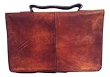 Leather Bible Cover Book Cover Planner Cover with Handle and Back Pocket (Light Brown)