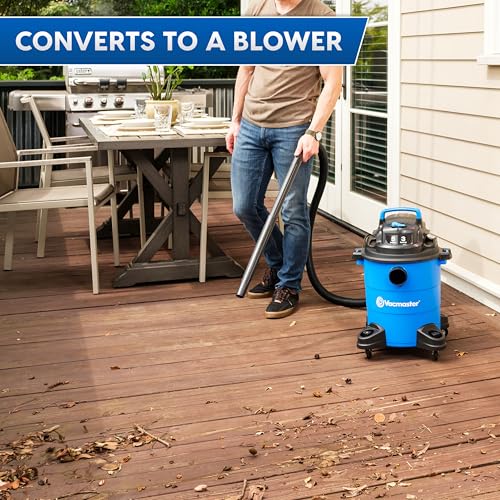Vacmaster 5-Gallon* 3 Peak HP Wet/Dry Vacuum – VOC507PF 0101