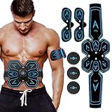 【Diseños ergonómicos】 Hay 9 niveles de intensidad y 6 modos opcionales. Ajuste la intensidad de baja a alta durante la operación según las necesidades, eligiendo el nivel óptimo para promover la quema de grasa y el crecimiento muscular