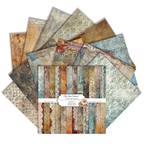 Papier scrapbooking floral texture vintage de qualité supérieure