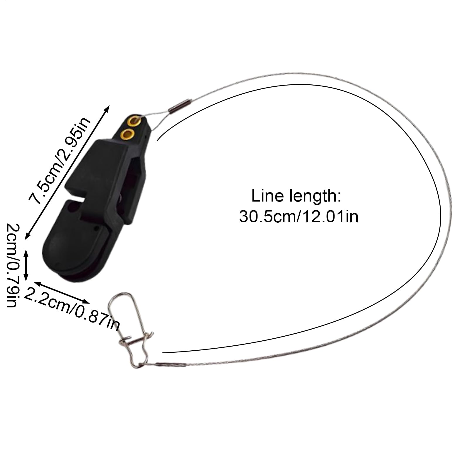 Pinza Liberadora para A La Cacea - Equipo Ajustable - Liberador De Linea para Downrigger,De Currican En Alta Mar Agua Dulce Y Salada