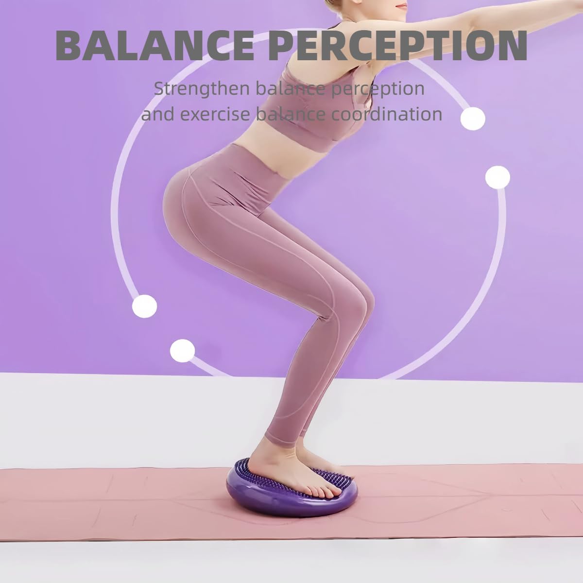 Plankpad AIRPAD Balzitkussen, Orthopedisch Zitkussen, Luchtkussen Voor Cooerdinatie En Rugtraining Balanskussen Revalidatie Core Fitnesstraining Incl Pomp 2137989830