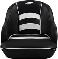 Vista 2 de Asiento de barco pontón cubo (negro/blanco)