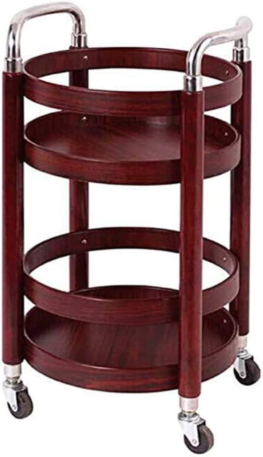 バーサービングカート 家庭用ホテルレストランカート 木製サービング
