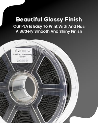 Filamento PLA negro 1,75 mm 1 kg para impresora 3D - Fernando Cortés