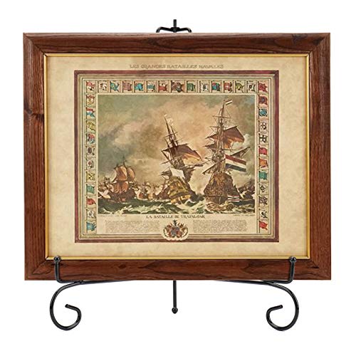 Jucoan 2 Pack 15 Inch Iron Display Stand, Large Black Easel Plate Holder Stand For Displaying Pictures Frame, Plates, Books Arts, Home Decor #TOP2