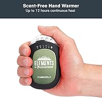 Vista 4 de Celestron Elements FireCel Plus - Linterna 3 en 1 + calentador de manos + banco de energía USB de 5200 mAh - Batería recargable de iones de litio