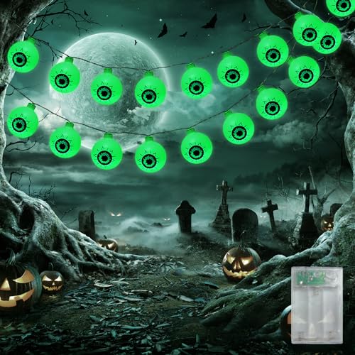 Eyeball Halloween LED String Lights