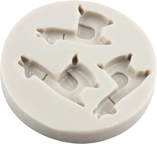Miniatura 9 de MINFEIDMS Moldes de silicona para fondant de alpaca para decoración de pasteles, decoración de cupcakes, pasta de goma de chocolate, arcilla