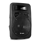 El altavoz PA pasivo Skytec de 30cm (12") es perfecto para su uso en habitaciones grandes e inclusoal aire libre, gracias a su resistente carcasa de ABS. Sus entradas y salidas permiten la sencilla conexión con otrosdispositivos PA, con un montón deposibilidades de instalación. El altavoz es muy fácil de transportar gracias a sus dimensionesrelativamente ligeras y compactas, y se ubica fácilmente en el maletero de la mayoría de los coches.
