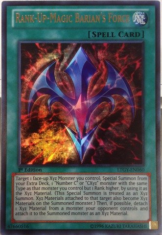 Amazon.com: YU-GI-OH! - Rank-Up-Magic Barian's Force (LTGY