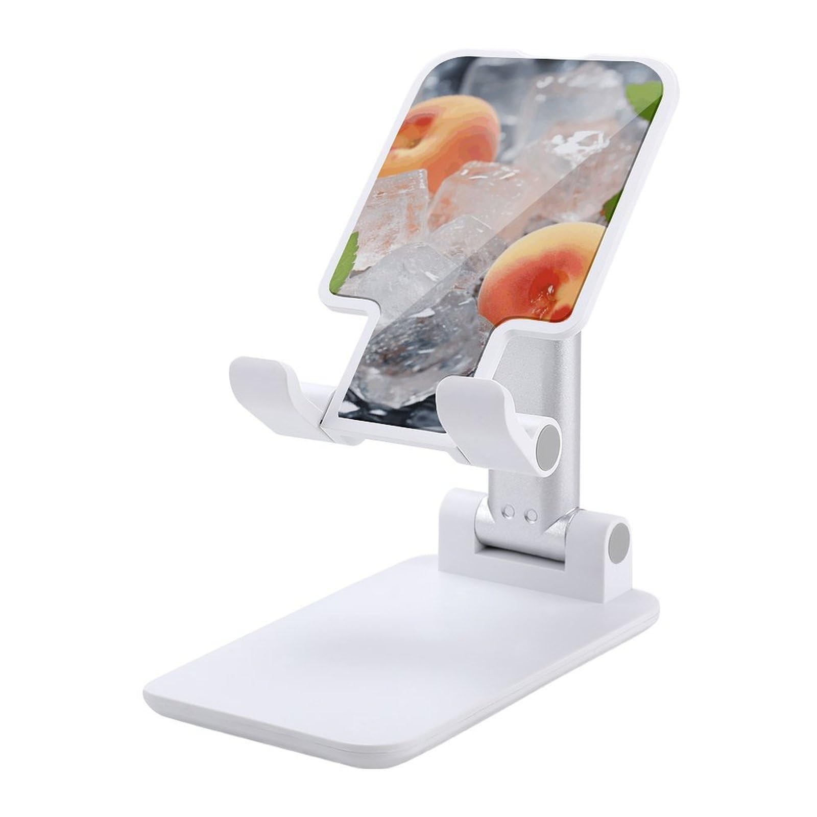 Support de téléphone réglable et pliable pour bureau couleur pêche - 7