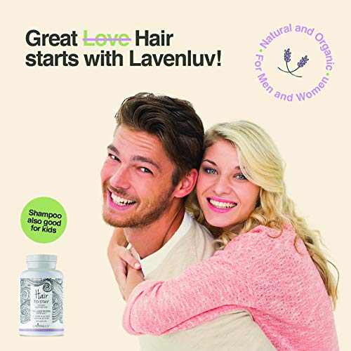 Lavenluv Hair To Stay After Shower Spray – Organic Myrtle Treatment For Damaged, Thinning Or Balding Hair - Essential Oils And Flower Extract Moisturizing Regrowth Serum For Thicker, Stronger Hair #TOP7